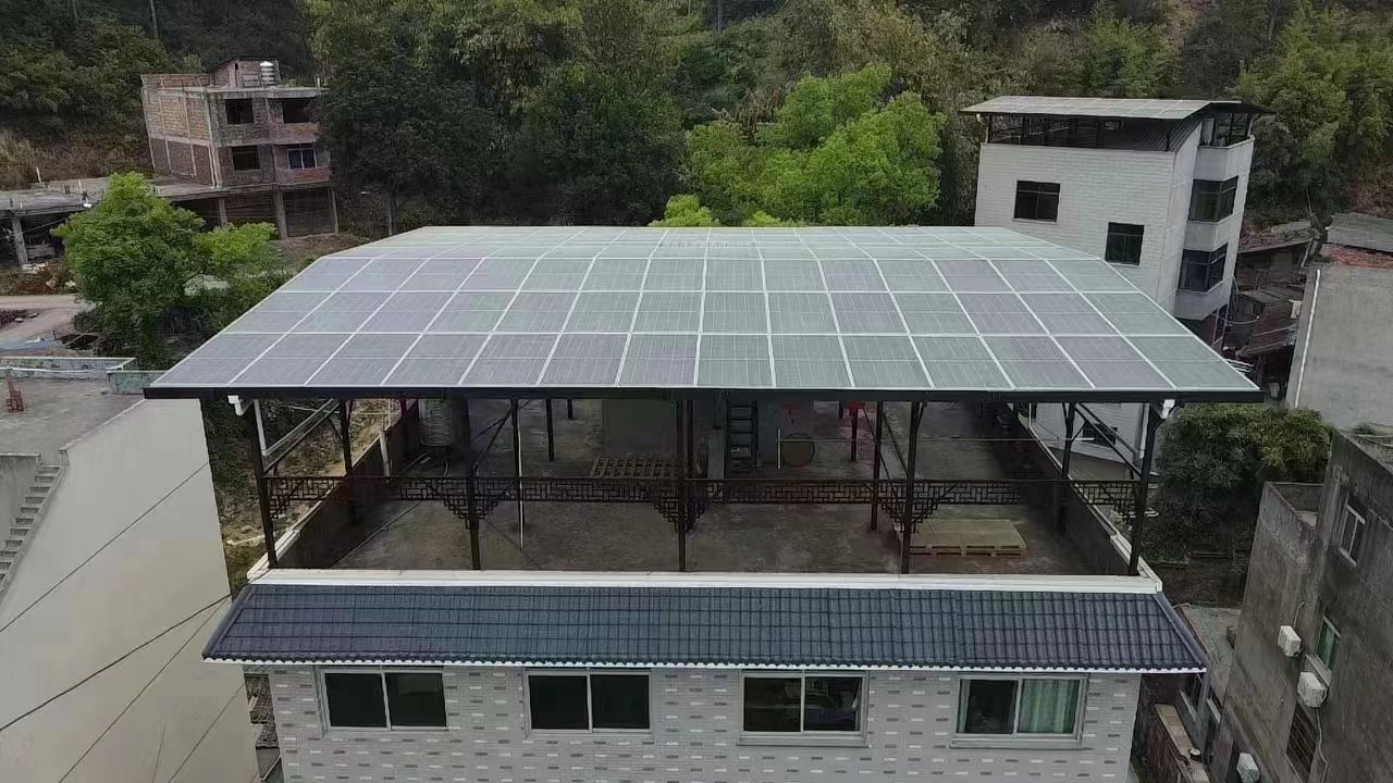 铜陵15kw+10kwh自建别墅家庭光伏储能系统